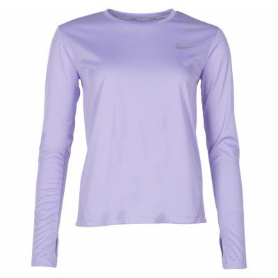 Nike Miler Women's Running Top, Lavender Mist/Reflective Silv, Xs,  Nike