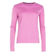 Nike Miler Women's Running Top, Magic Flamingo/Reflective Silv, Xs,  Nike
