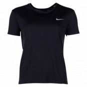 Nike Miler Women's Short-Sleev, Black/Reflective Silv, L,  Tränings-T-Shirts