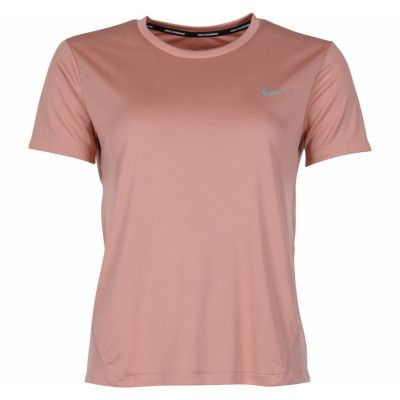 Nike Miler Women's Short-Sleev, Rose Gold/Reflective Silv, Xs,  Nike