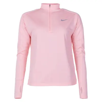 Nike Pacer Women's Long-Sleeve, Storm Pink/Htr/Guava Ice, S,  Nike