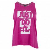 Nike Prep Tank, Vivid Pink/White, L,  Linnen