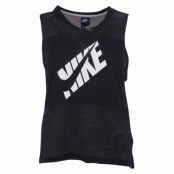 Nike Prep Tank2-Mesh, Black/Black/White, L,  Linnen