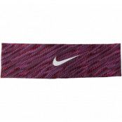 Nike Print Fury Headband, Wine/Berry/White, Onesize,  Nike