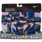 Nike Printed Dri-Fit Wrap, Bright Mango/Vivid Sky/Silver, Onesize,  Accessoarer