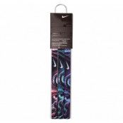 Nike Printed Headbands 3pk, Cherry/Mental/Blue, Onesize, Nike
