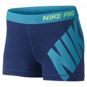 Nike Pro 3" Logo Short, Deep Royal Blue/Blue Lagoon, L,  Byxor