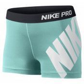 Nike Pro 3" Logo Short, Light Aqua/Black/White, L,  Byxor