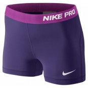 Nike Pro 3" Short, Court Purple/Fuchsia Flash/Whi, M,  Nike