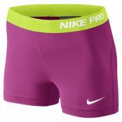 Nike Pro 3" Short, Hot Pink/White, M,  Nike