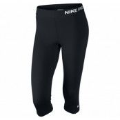 Nike Pro Capri, Black/White, L,  Nike