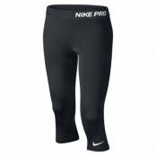 Nike Pro Capri Yth, Black/Black/White, M,  Nike
