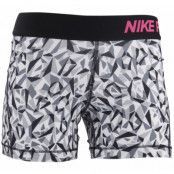 Nike Pro Cl Aop1 Boy Shrt Yth, Cool Grey/Black/Hyper Pink, L, Shorts