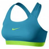 Nike Pro Classic Bra, Blue Lagoon/Flash Lime/Flash L, L,  Nike