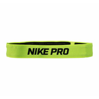 Nike Pro Headband, Volt/Black, Onesize,  Pannband