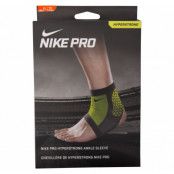 Nike Pro Hyperstrong Ankle Sle, Black/Volt, L,  Löpartillbehör