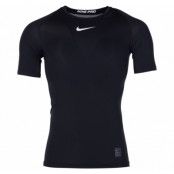 Nike Pro Men's Short-Sleeve To, Black/White/White, Xl, Nike