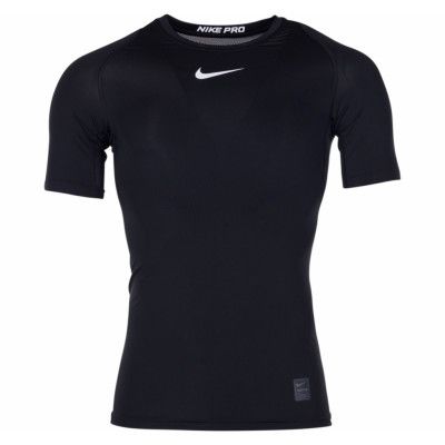 Nike Pro Men's Short-Sleeve To, Black/White/White, Xl,  Nike
