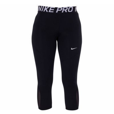Nike Pro Women's Capris, Black/White, M,  Byxor