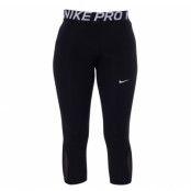 Nike Pro Women's Capris, Black/White, Xl,  Byxor