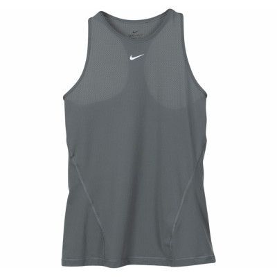 Nike Pro Women's Mesh Tank, Juniper Fog/White, S,  T-Shirts