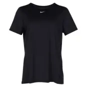 Nike Pro Women's Short-Sleeve, Black/White, Xs,  Nike