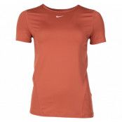 Nike Pro Women's Short-Sleeve, Dusty Peach/Echo Pink, L,  Nike