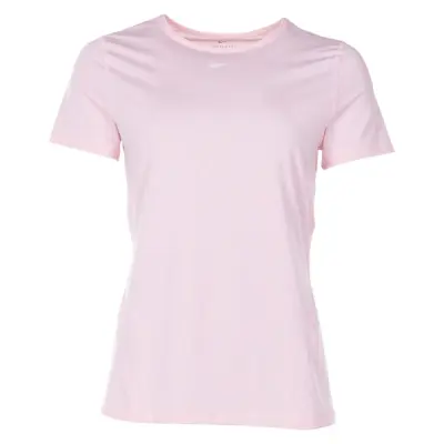 Nike Pro Women's Short-Sleeve, Echo Pink/White, S,  Nike