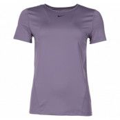 Nike Pro Women's Short-Sleeve, Gunsmoke/Black, L,  Nike