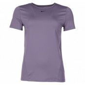 Nike Pro Women's Short-Sleeve, Gunsmoke/Black, S, Nike