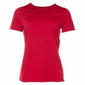 Nike Pro Women's Short-Sleeve, Gym Red/Black, L,  Nike