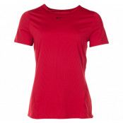 Nike Pro Women's Short-Sleeve, Gym Red/Black, Xl, Nike
