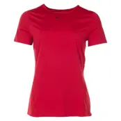 Nike Pro Women's Short-Sleeve, Gym Red/Black, Xl,  Nike