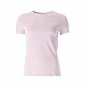 Nike Pro Women's Short-Sleeve, Iced Lilac/White, L, Kläder Och Skor