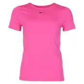 Nike Pro Women's Short-Sleeve, Laser Fuchsia/Black, L,  Nike