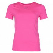 Nike Pro Women's Short-Sleeve, Laser Fuchsia/Black, M,  Nike