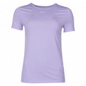 Nike Pro Women's Short-Sleeve, Lavender Mist/White, L,  Nike