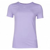 Nike Pro Women's Short-Sleeve, Lavender Mist/White, Xs, Nike