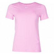 Nike Pro Women's Short-Sleeve, Pink Rise/White, Xl, Nike