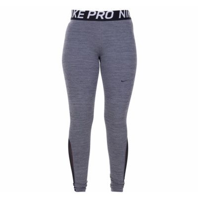 Nike Pro Women's Tights, Black/Htr/Black/Black, M,  Nike