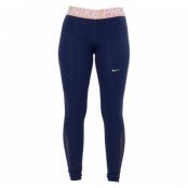 Nike Pro Women's Tights, Midnight Navy/Mtlc Red Bronze, L, Nike