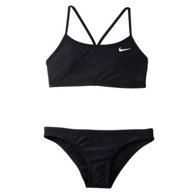 Nike Racerback Bikini Set, Black, M,  Nike