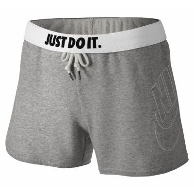 Nike Rally Short, Grey Heather/White, Xs,  Shorts