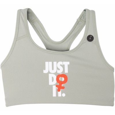 Nike Rebel Swoosh Jdi Bra, Jade Horizon/Black, L,  Sport-Bh