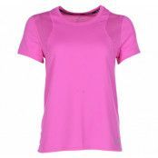 Nike Run Women's Short-Sleeve, Active Fuchsia/Reflective Silv, L,  Nike