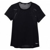 Nike Run Women's Short-Sleeve, Black/Black, M,  Nike