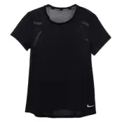 Nike Run Women's Short-Sleeve, Black/Black, M,  Nike
