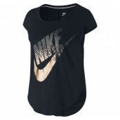 Nike Signal Tee Metallic, Black/Mtlc Red Bronze, M,  Nike