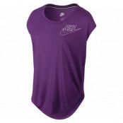 Nike Signal Tee-Small Logo, Bold Berry/White, S,  Nike