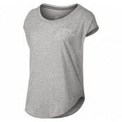Nike Signal Tee-Small Logo, Grey Heather/White, Xs,  Nike